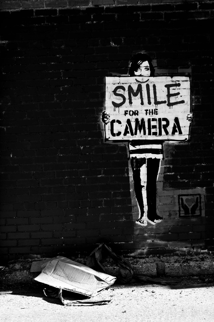Smile camera, graffiti. 4th May